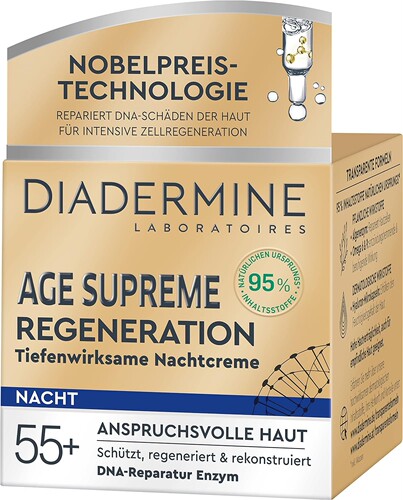 德国黛妍蒂肤Diadermine Age Supreme抗皱再生晚霜55周岁用