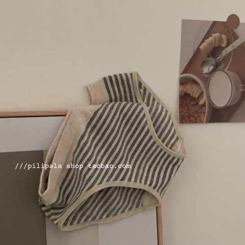 给我一杯冰美式条纹纯棉内裤