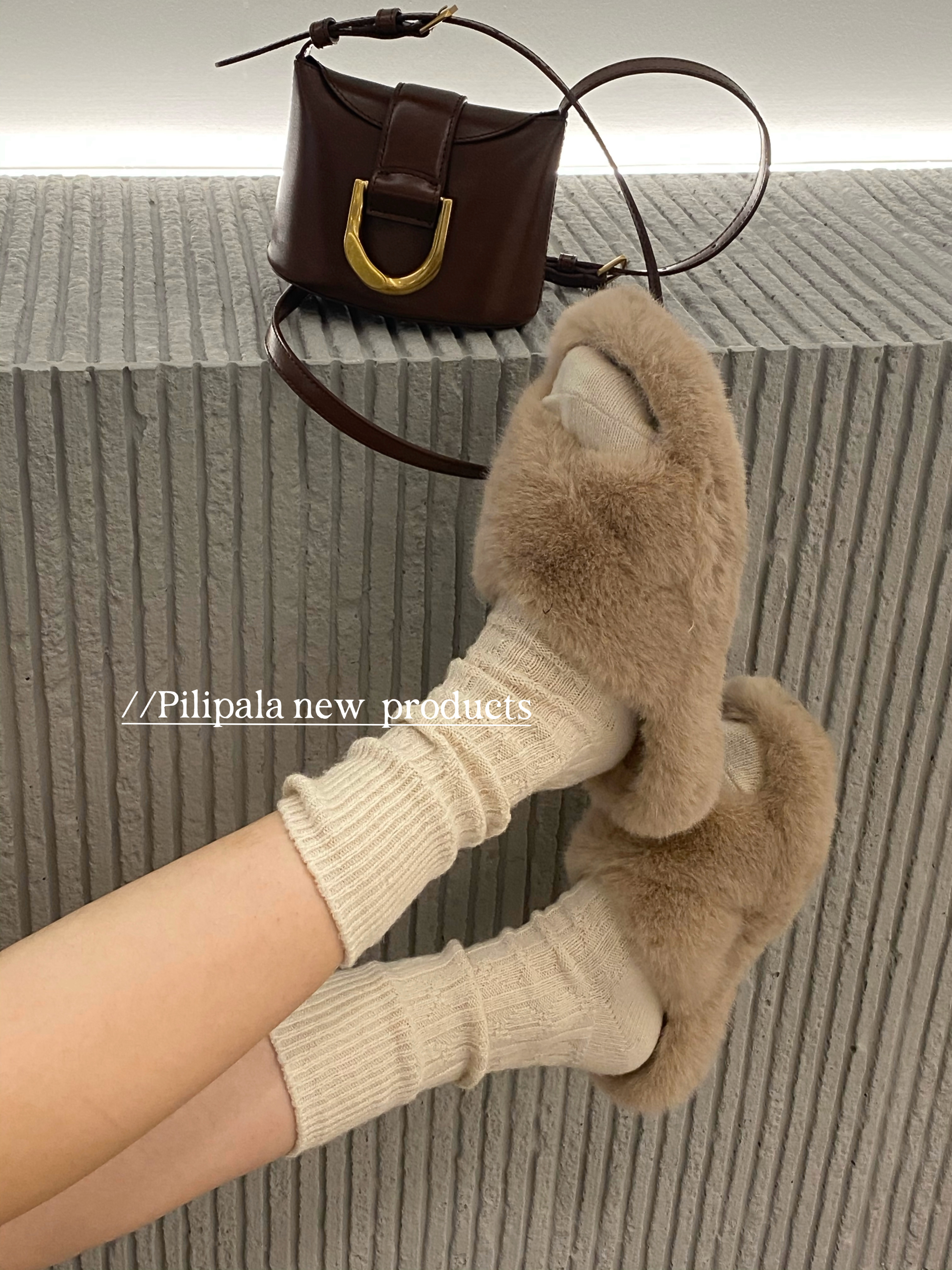 “慵懒气氛”加厚秋冬堆堆袜复古