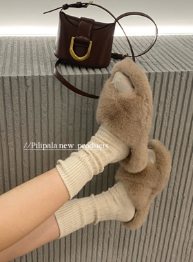 “慵懒气氛”复古韩式中长筒袜子女秋冬羊毛保暖加厚堆堆袜女纯棉
