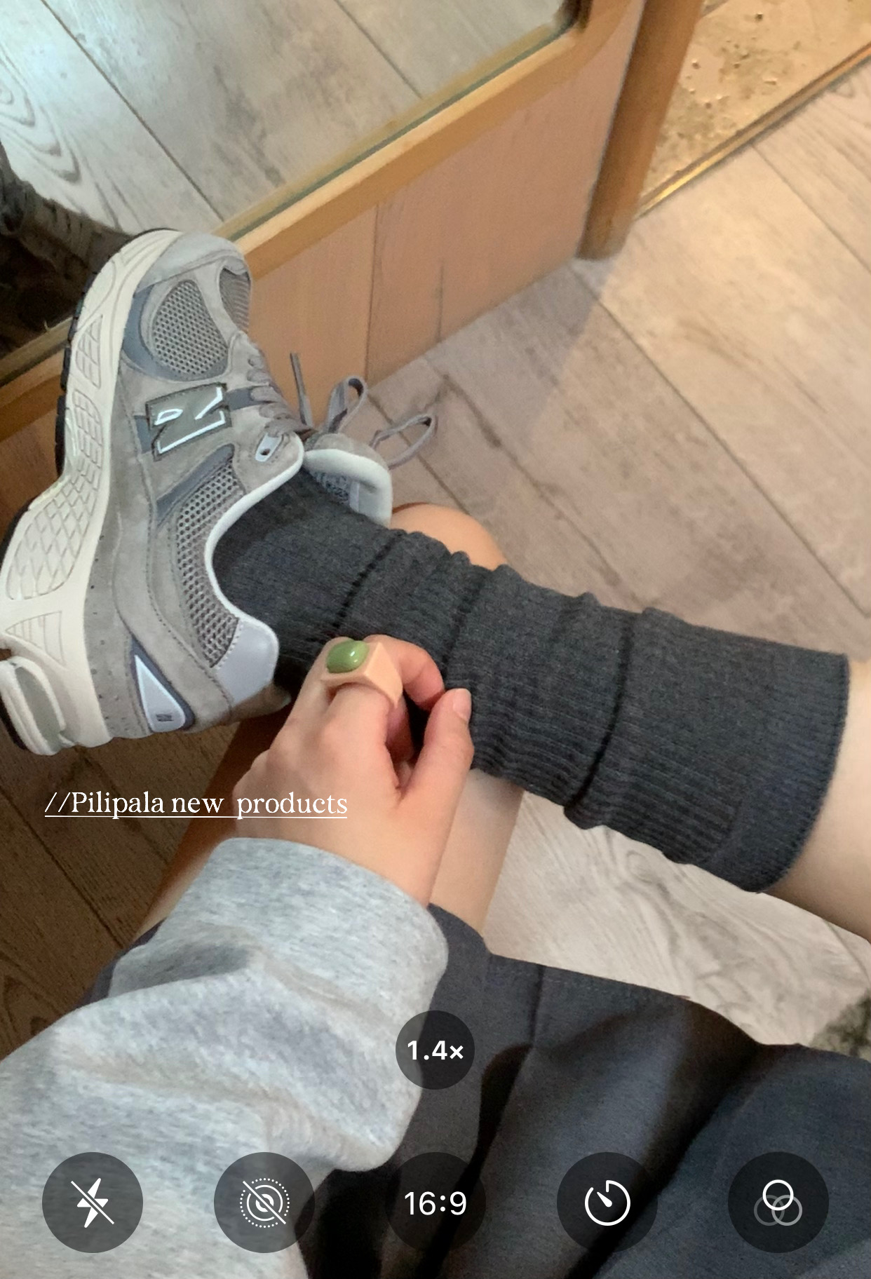 “秋冬走秀袜”黑白灰百搭袜子