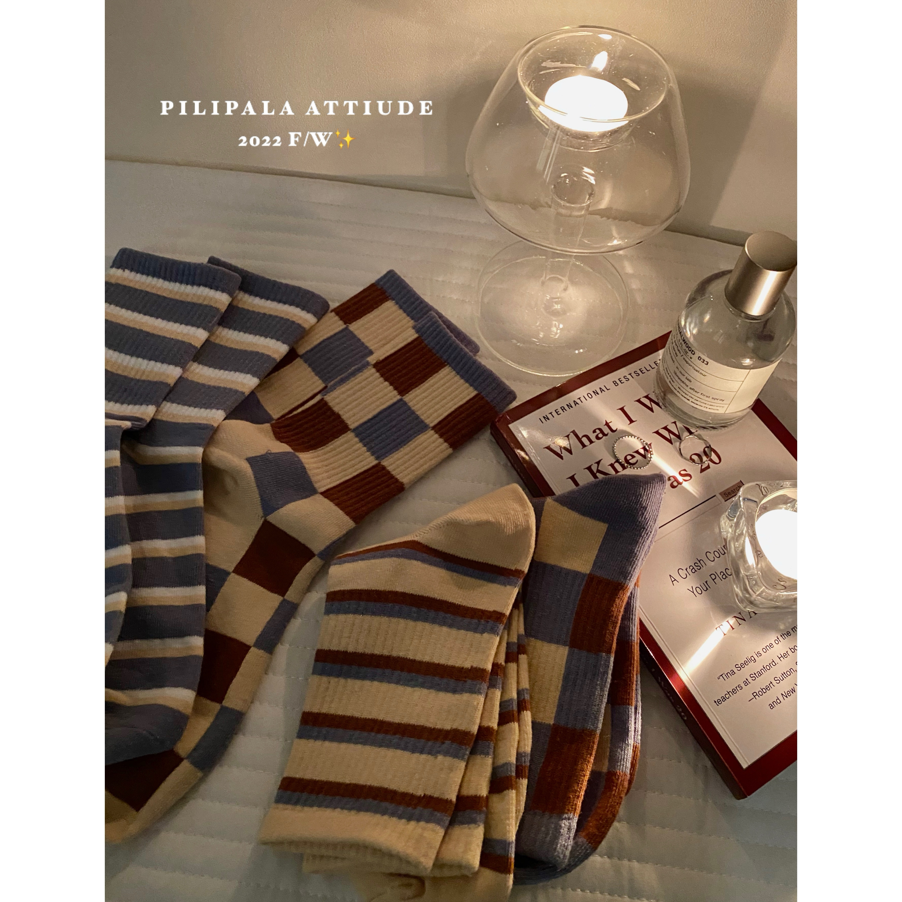 （美式复古/四季潮袜拼色