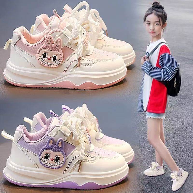 拉布布女童鞋春秋2025新款儿童运动鞋透气中大童女孩休闲小白板鞋,童鞋/婴儿鞋/亲子鞋,运动鞋,淘宝优惠券,粉丝福利购,淘宝优惠卷