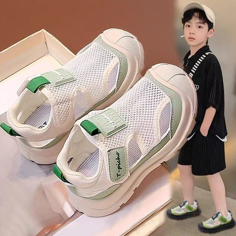 奇迹潮网红爆款高颜值中大童凉鞋