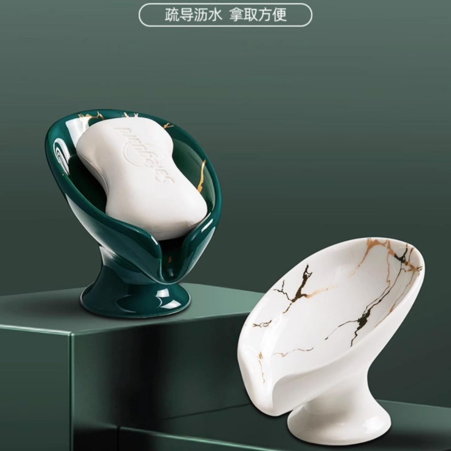 轻奢肥皂盒沥水免打孔家用壁挂式卫生间放香皂托盘创意收纳置物架
