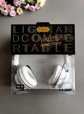 Gjby智能蓝牙CA-022真无线头戴式护耳耳机主动降噪可插卡HiFI音质