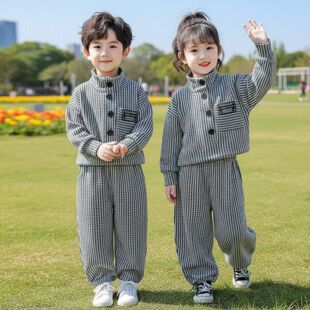 男女童2026套装新款春秋季时髦韩系简约儿童洋气两件套宝宝春装酷