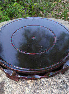 景德镇陶瓷鱼缸底座水培旋转底座