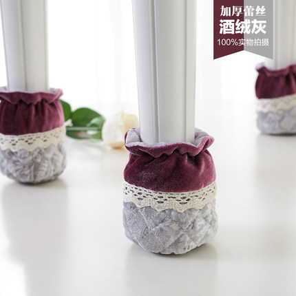 四个包邮多款毛绒桌椅脚套椅子脚套桌椅脚垫沙发脚套床脚套可机洗
