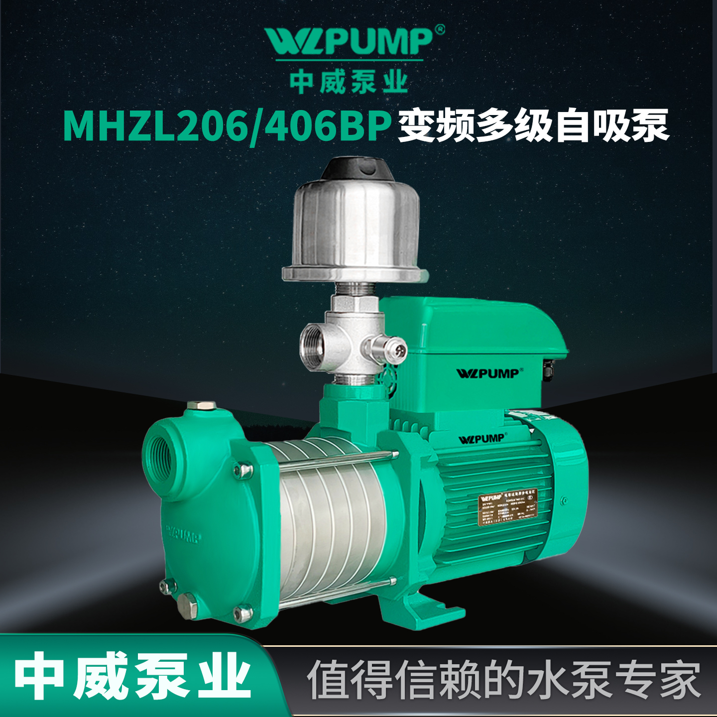 WLPUMP/中威变频恒压不锈自吸泵