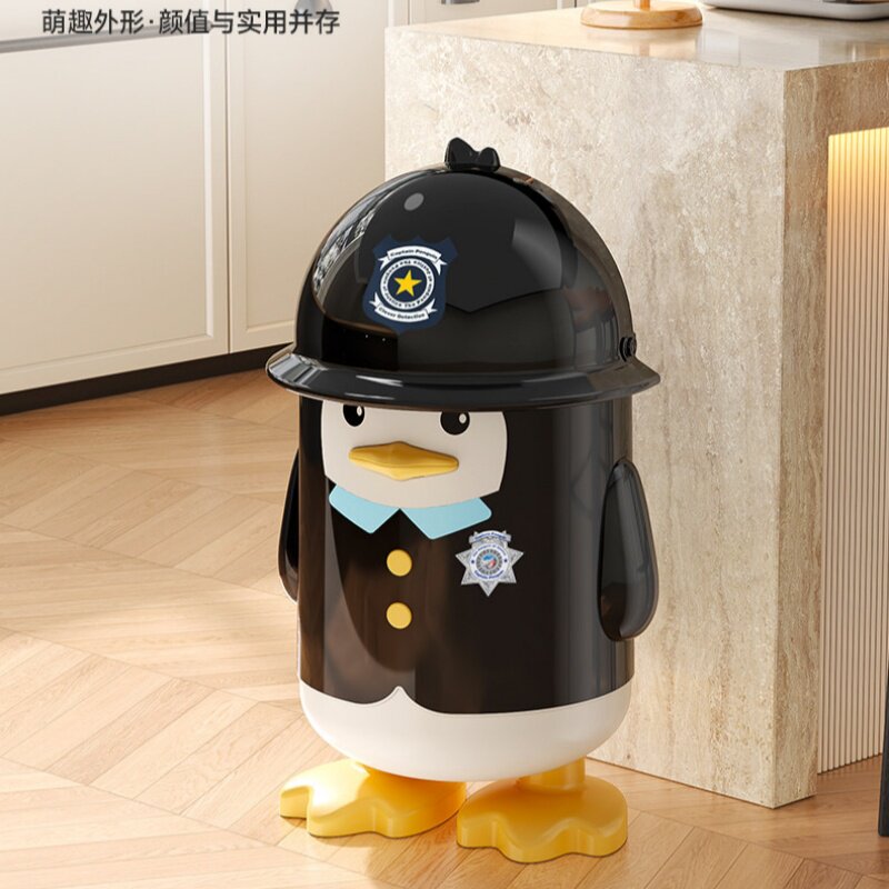 垃圾桶家用新款客厅可爱高颜值创意卧室厨房大容量带轮可移动带盖