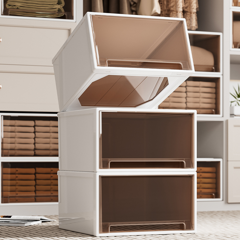 衣服收纳箱抽屉式收纳盒家用