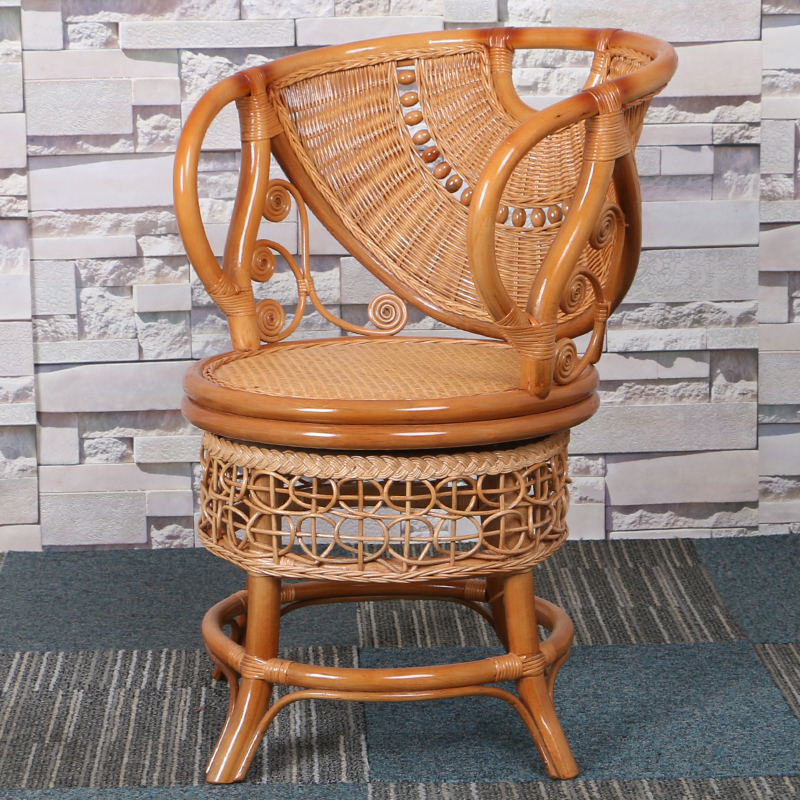 亚发家居藤椅茶几三件阳台桌椅室内休闲椅旋转椅单人靠背椅