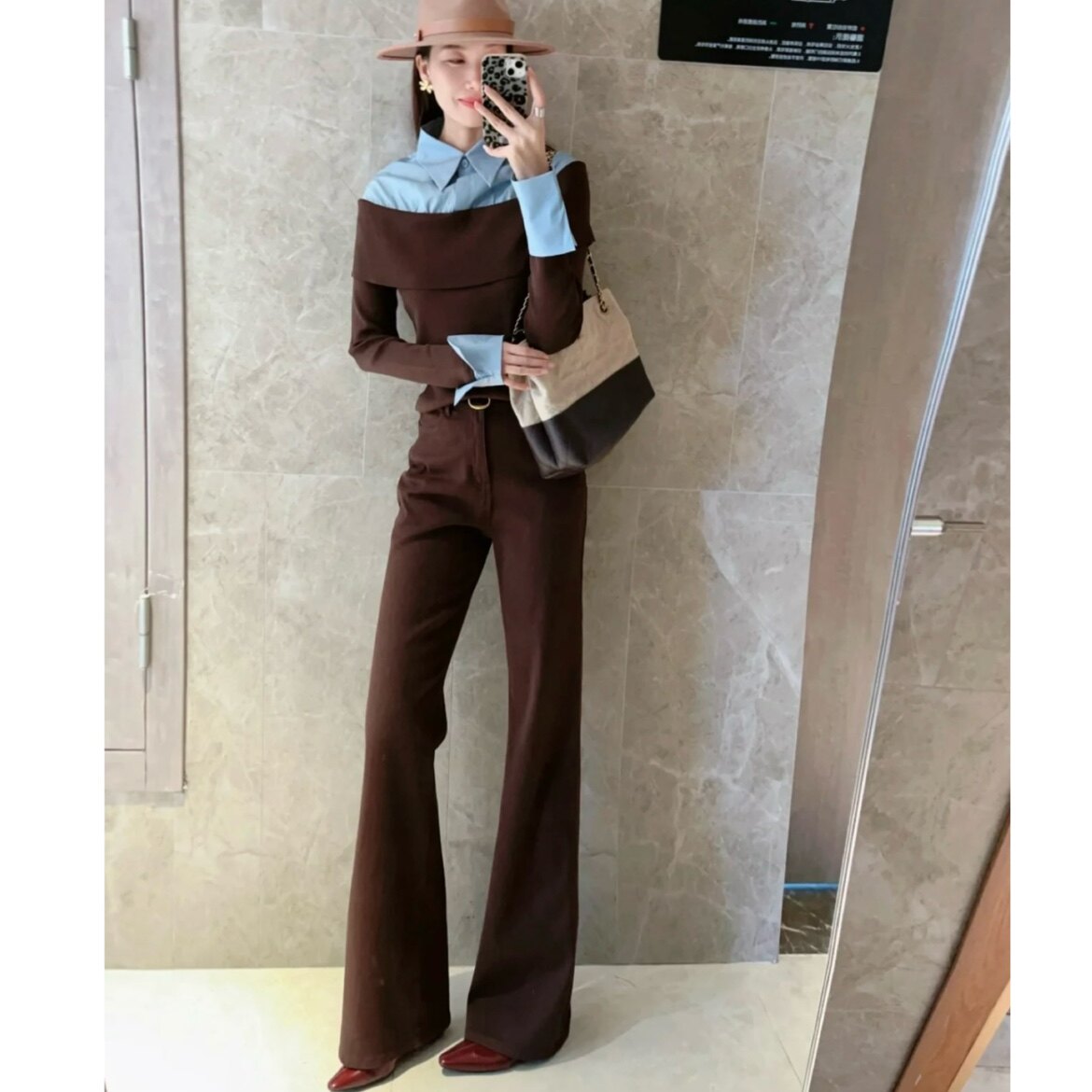 【秋冬焦糖咖微喇裤】秋冬不贴腿显高显瘦微喇裤咖色喇叭裤,女装/女士精品,牛仔裤,淘宝优惠券,粉丝福利购,淘宝优惠卷