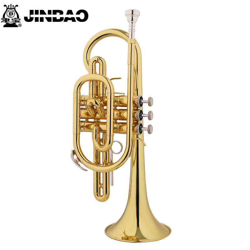 津宝小号乐器JBRC-900立键短号降B调专业演奏考级