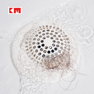 日式地漏浴室头发过滤网地漏盖下水道水槽洗脸池头发防堵隔渣网