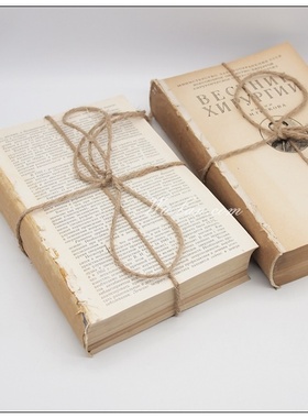 老旧书泛黄外文书复古外文书民国书样板间用书咖啡厅装饰软装