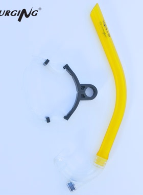 Surging 游泳训练呼吸管 水下换气通用 专业浮潜水下自由泳前置