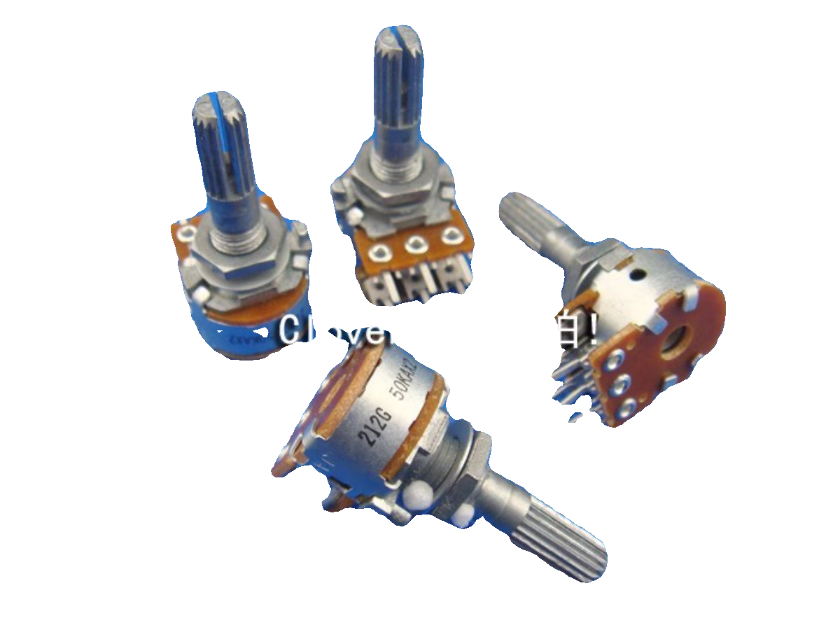 日本ALPS 阿尔卑斯 RK163型 双联音量电位器A50K   A100K  25MM花