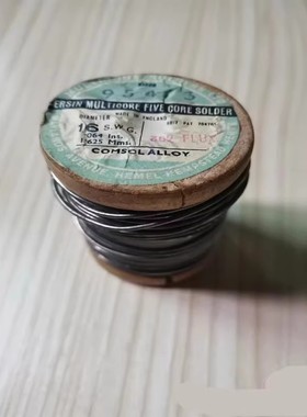 英国 Ersin Multicore木轴 焊锡，产地英格兰，直径1.5mm，粗实。