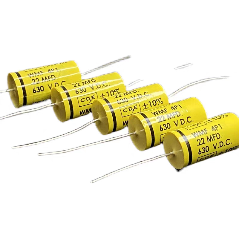 原装美国黄皮WMF4P1 CDE早期胆机机耦合发烧电容 0.22UF 630V真品