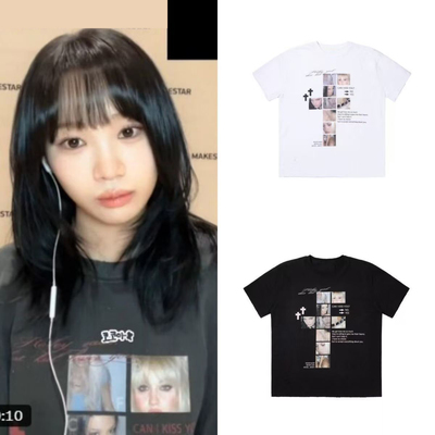 LE金采源同款纯棉男女T恤