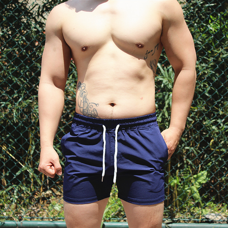 健身运动短裤男速干弹力训练裤跑步篮球透气三分裤旅游居家沙滩裤