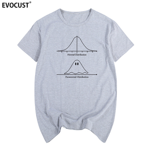极客geek数学概率论正态分布模型思维搞笑恶搞男女短袖T恤