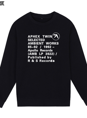 APHEX  TWIN理查德大卫詹姆斯电子音乐1992复古怀旧圆领卫衣男女