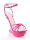 15CM超高跟夜店防水台凉鞋 异型跟凉鞋 欧美糖果色拼色超跟凉鞋 女