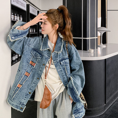 25年春季新款中式织带百搭水洗牛仔外套2510p155k238