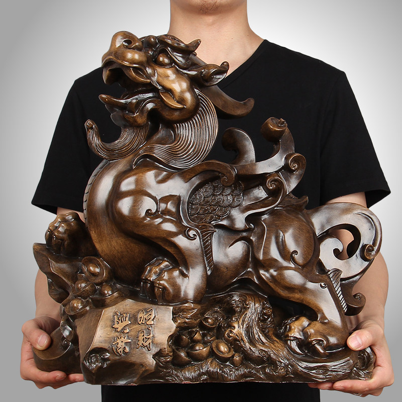 招财貔貅摆件聚财皮丘大号风水客厅装饰工艺品办公室店铺开业礼品