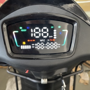 台湾旷达电火大伟士电动车NFC感应液晶仪表LED速度计一比一安装