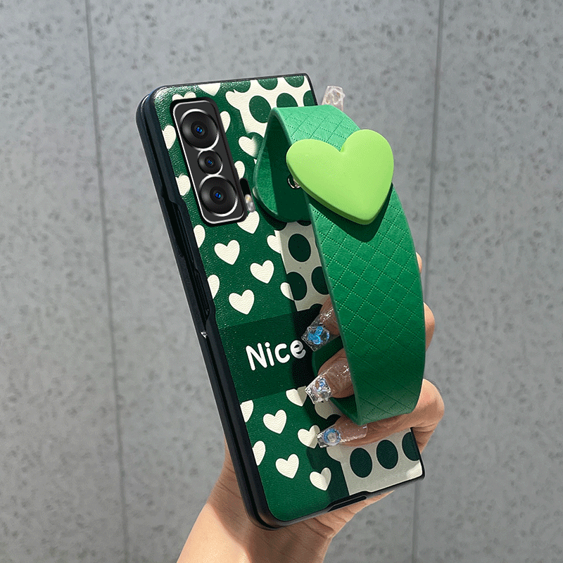 米拓波点腕带适用华为荣耀magic v手机壳折叠屏爱心支架魔术magicv