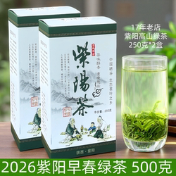 2026新茶绿茶散装茶紫阳富硒茶陕西茶叶紫阳茶毛尖浓香回甘炒青
