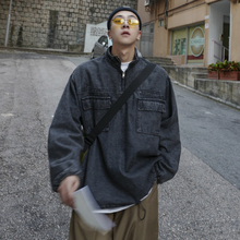 帅气2019流行夹克男生港风外套 @笙乾服饰 网红ins牛仔衣男潮韩版