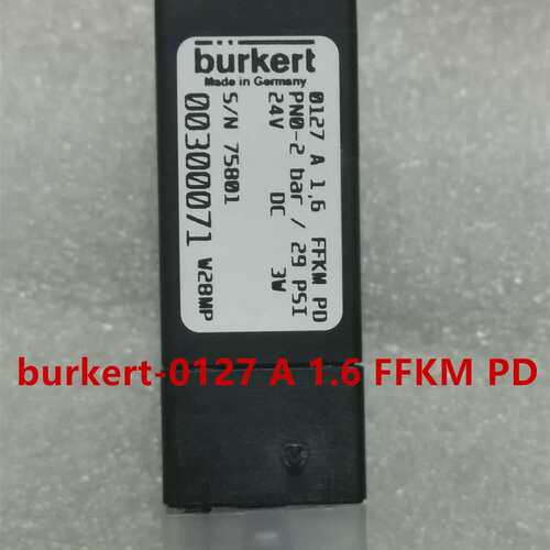 议价burkert电磁阀0127 A 1.6 FFKM PD板式安装二通流体阀