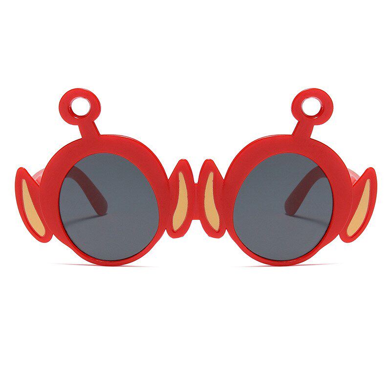 儿童眼镜框男童卡通天线宝宝太阳镜男孩玩具宝宝眼镜架装饰潮