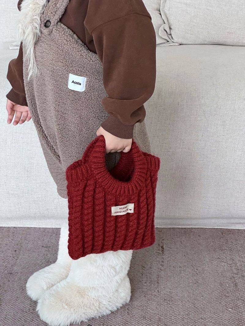 韩系ins麻花儿童毛线零钱手机包秋冬宝宝户外百搭针织休闲小提包,童装/婴儿装/亲子装,包包,淘宝优惠券,粉丝福利购,淘宝优惠卷