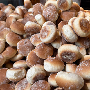 东北老式光头饼杠头饼发面光头传统老式糕点零食鸡蛋饼干