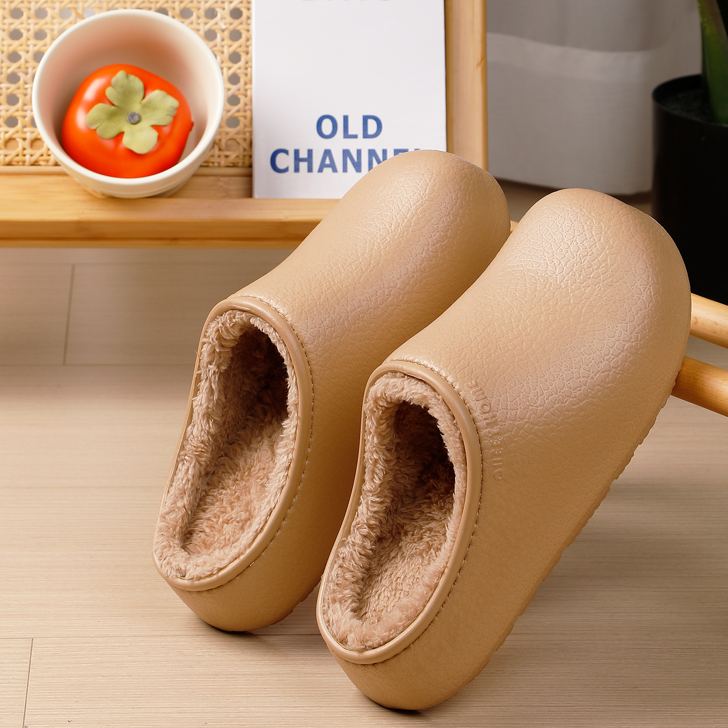 防水防臭棉拖鞋女款冬季2025新款