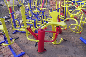 厂促户外健身器材俯卧撑架横梁小区健身器材室外公园小区广场健品