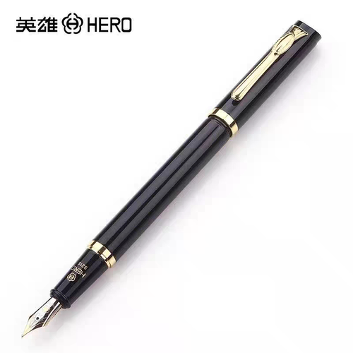 HERO英雄9215钢笔 铱金笔 美工笔商务办公签名礼品笔 弯头钢笔
