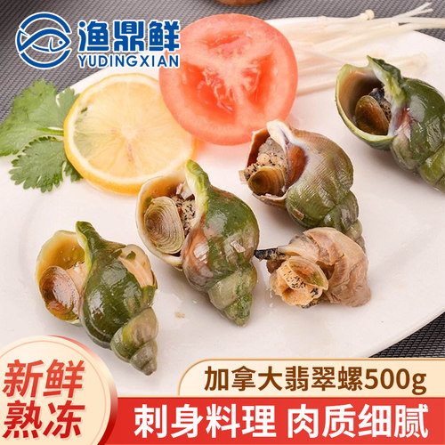 加拿大翡翠螺冷冻生鲜500g营养