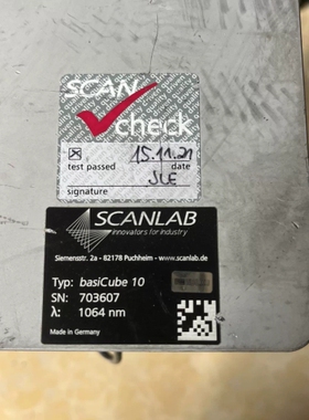 寻《《SCANLAB振镜 basicube10 1064nm，成