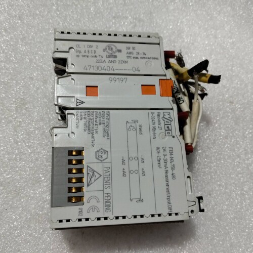 寻《《WAGO万可750-480测量输入模块，拆机件，成色九成新。