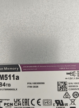 寻《《0通电超新Union Memory UM511a 3.84T