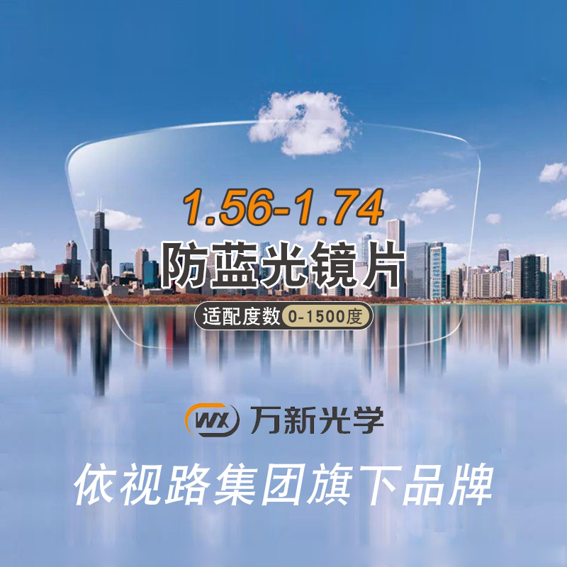 万新镜片非球面高度超薄1.74