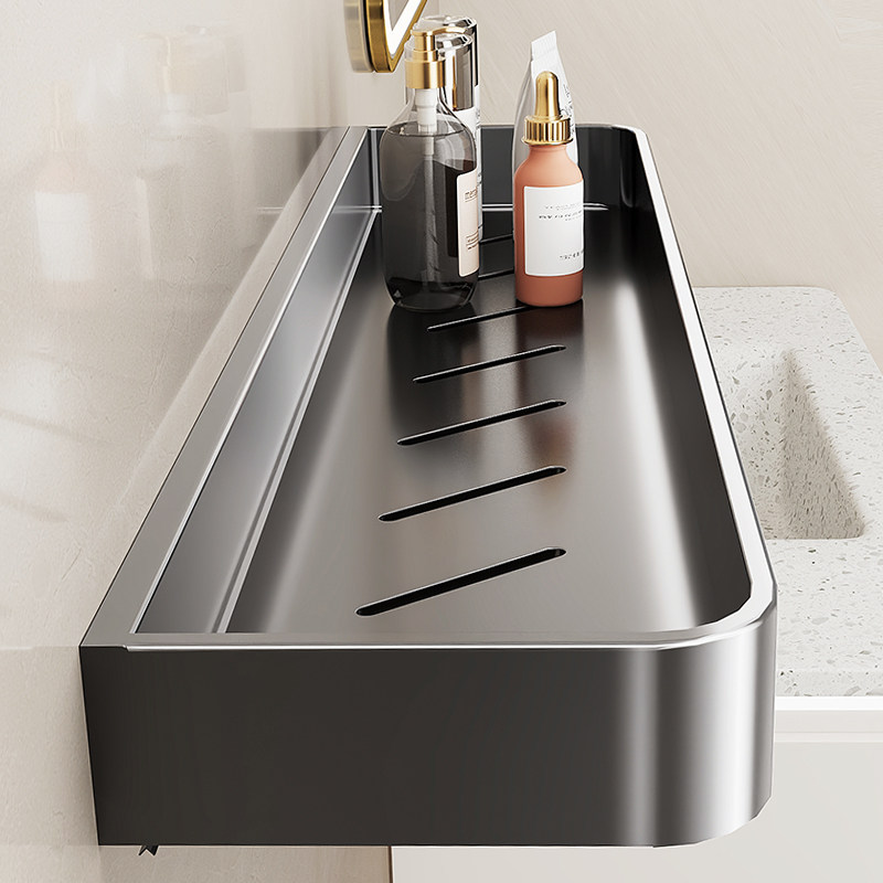 卫生间太空铝置物架免打孔浴室厕所洗漱台收纳架墙上壁挂挂架架子,收纳整理,整理架/置物架/收纳架,淘宝优惠券,粉丝福利购,淘宝优惠卷