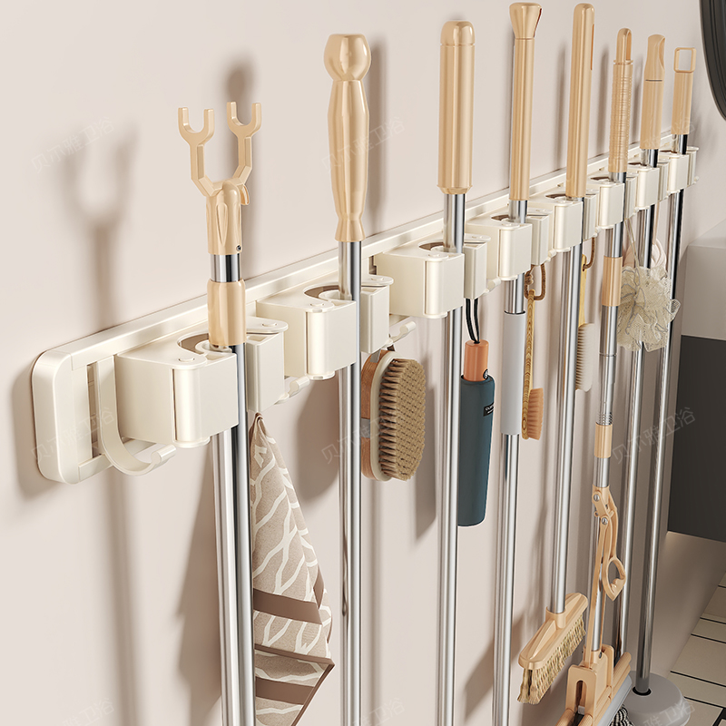 【奶油风】高颜值拖把夹